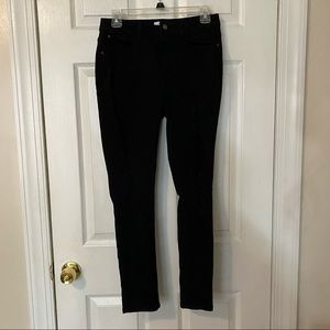 Kensie Jeans Black Distressed Skinny Jeans | size 6/28